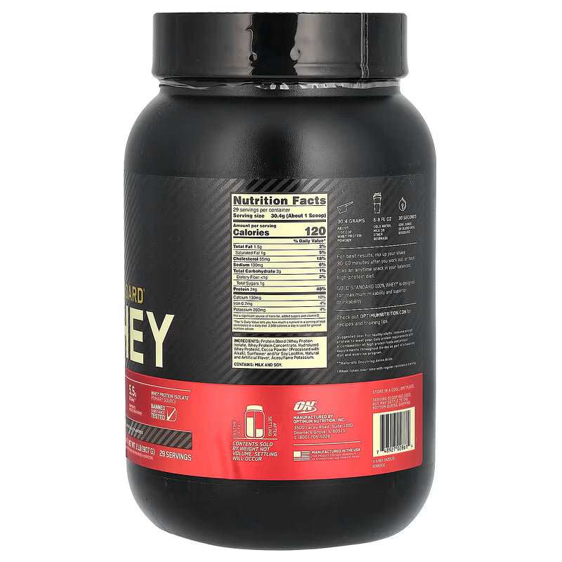Optimum Nutrition Gold Standard 100% Whey Protein –1kg (29 Servings)
