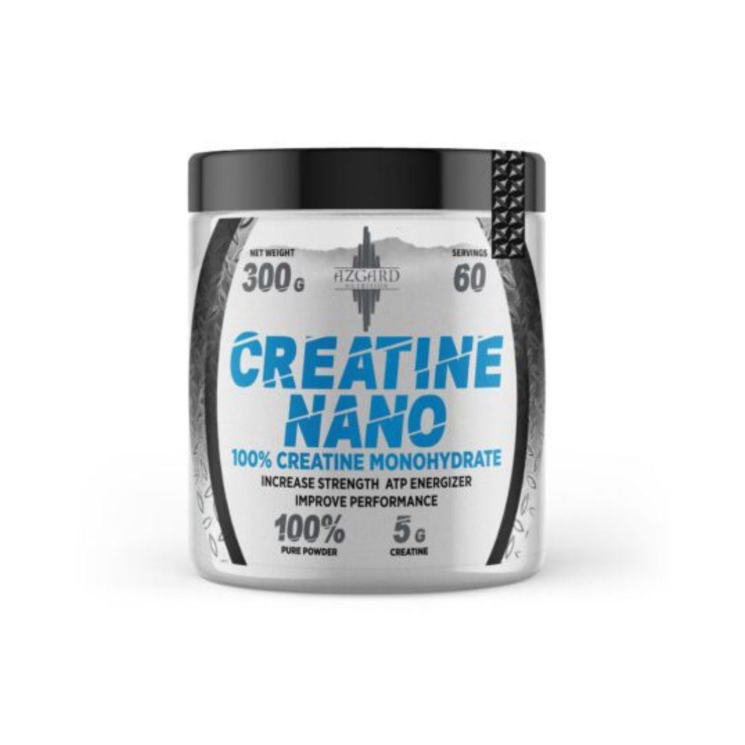 Azgard Creatine Nano | 300g - Ultra Absorption for Power & Muscle Mass
