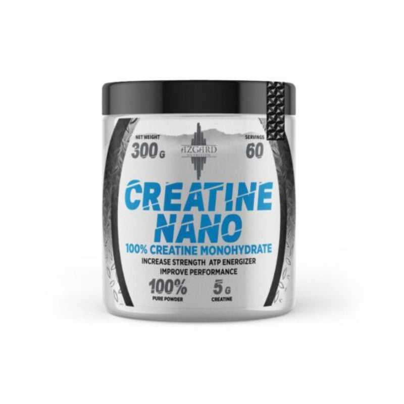 Azgard Creatine Nano | 300g - Ultra Absorption for Power & Muscle Mass