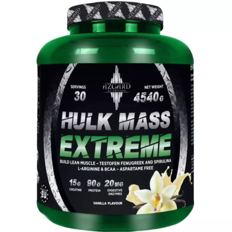 Azgard Nutrition Hulk Mass Extreme – Weight & Muscle Gainer 4.5kg - 30 Servings