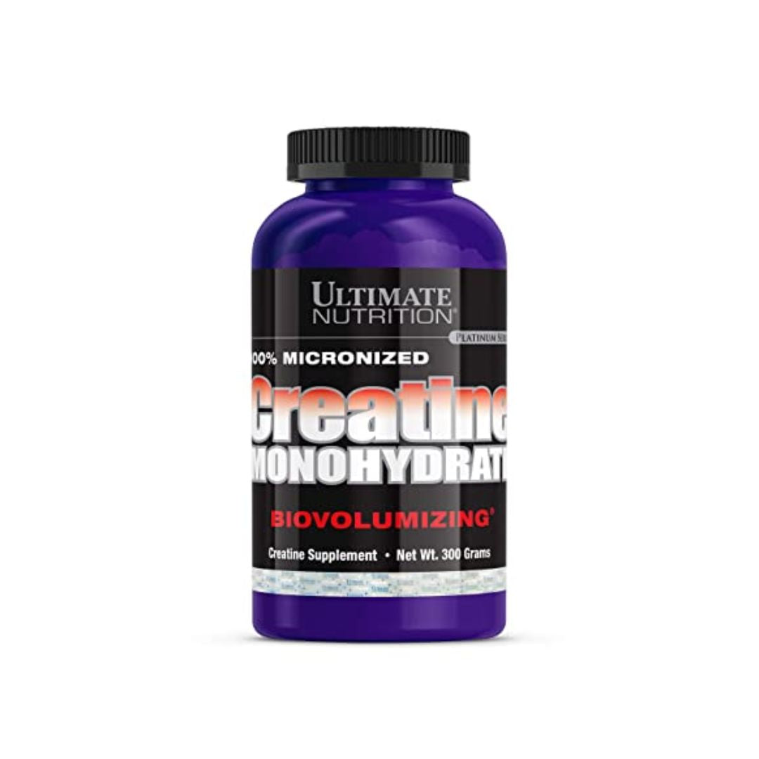 Ultimate Nutrition Creatine Monohydrate - 300g - 60 Servings for Strength & Muscle Mass
