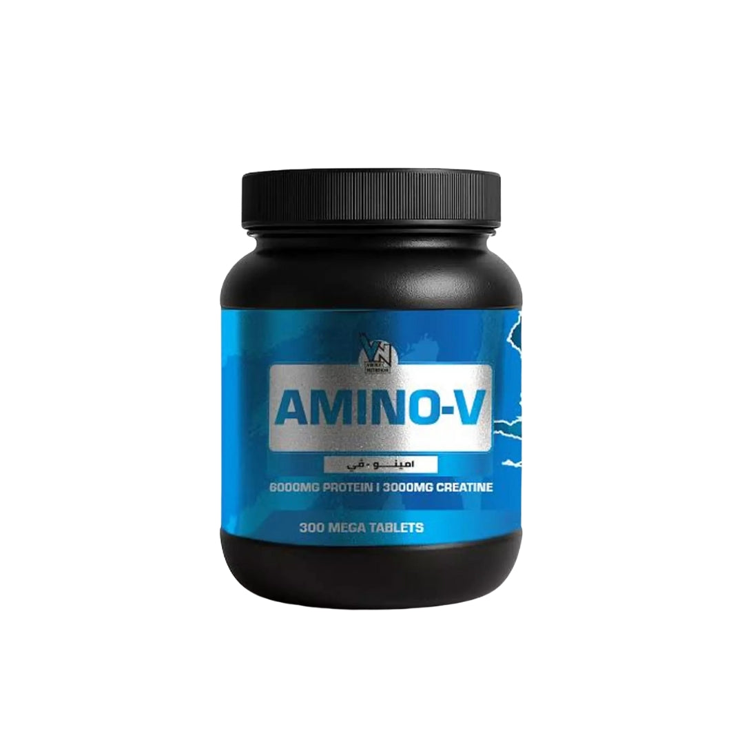 Vertex Nutrition Amino-V 300 Mega Tablets – Essential Amino Acids for Muscle Growth & Recovery