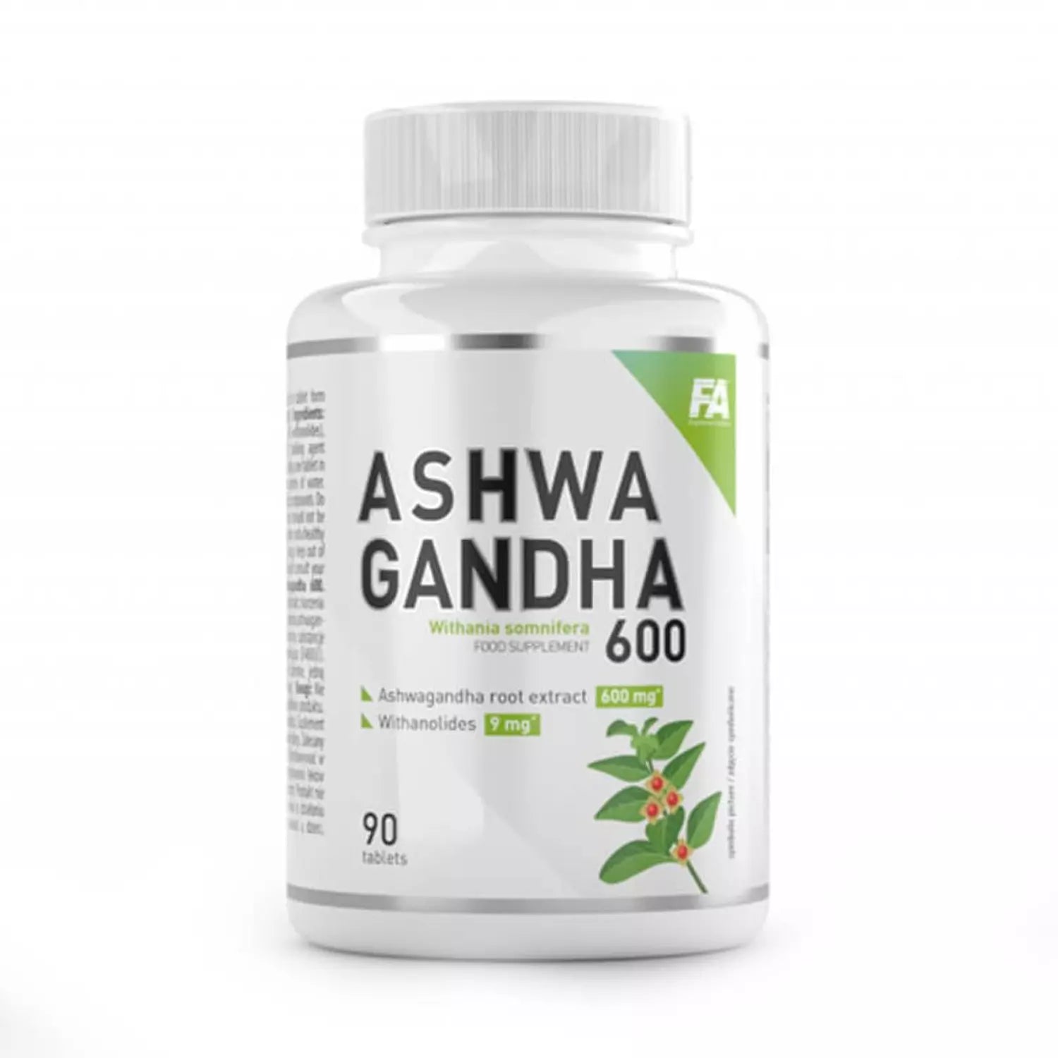 FA Ashwagandha 600mg – Stress Relief, Calmness & Better Sleep