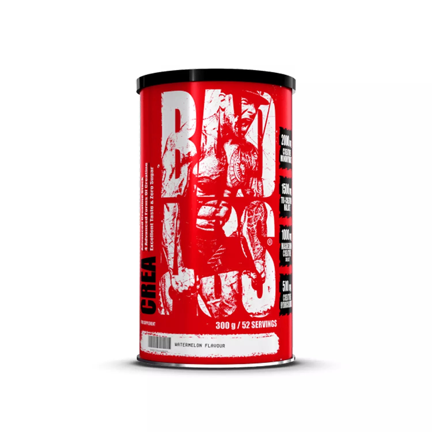 BAD ASS Creatine – Strength, Power & Muscle Growth, 52 Servings
