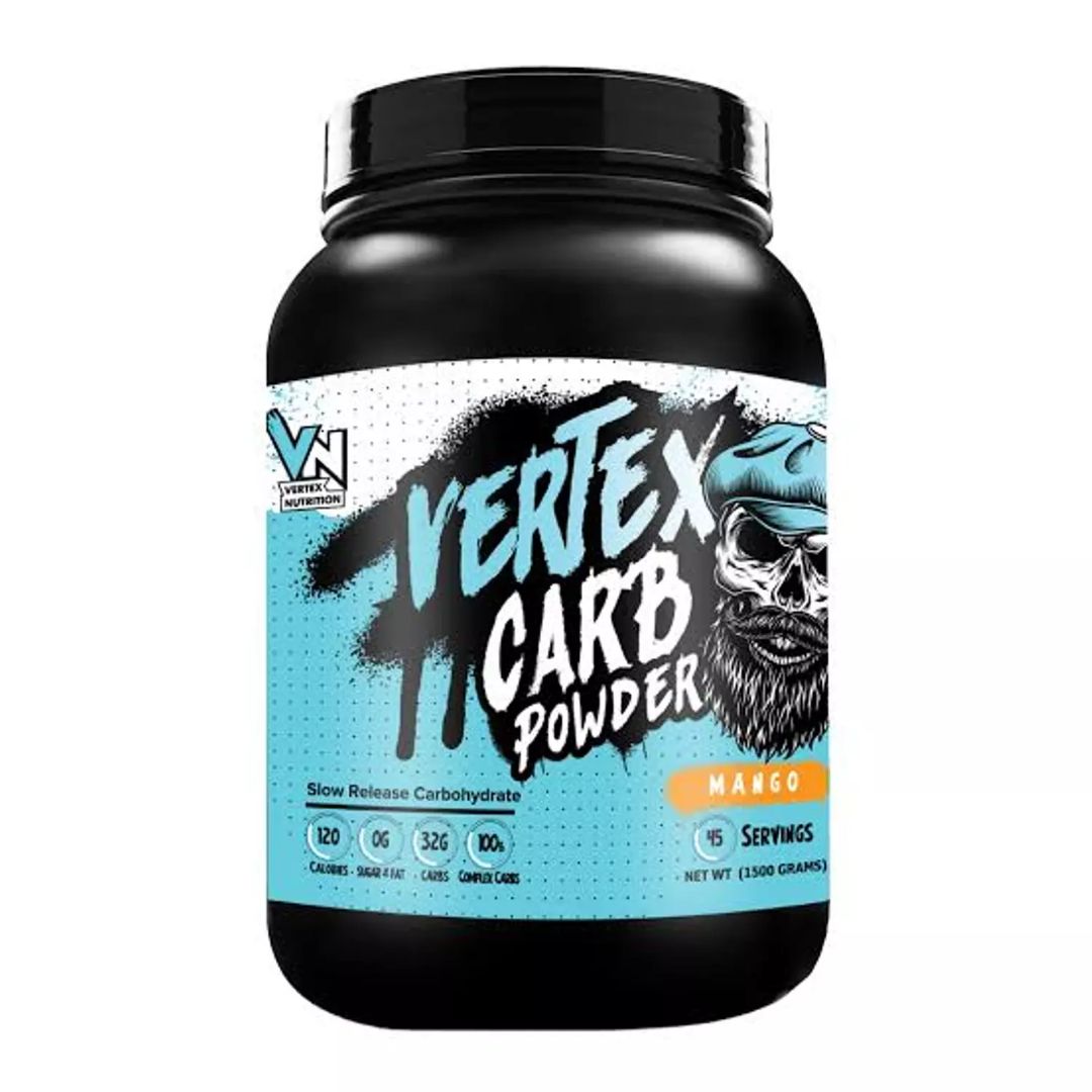 Vertex Nutrition Carb 1.5kg (45 Servings) – Pure Carbs for Energy & Recovery