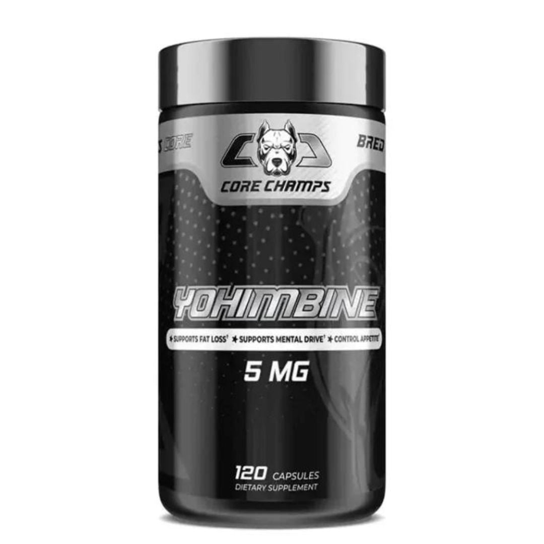 Core Champs Yohimbine HCl – Fat Burner & Energy Capsules