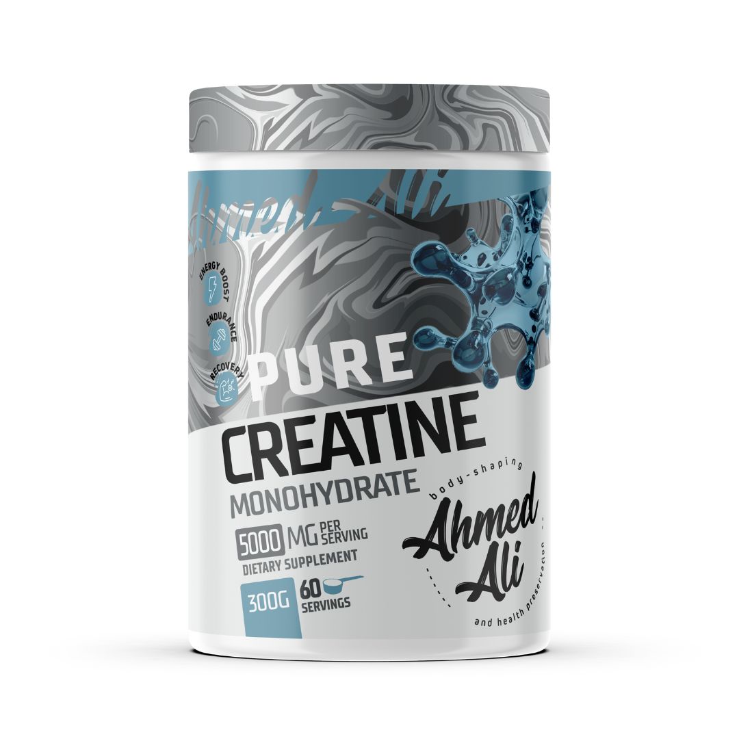 Ahmed Ali Nutrition Pure Creatine Monohydrate | for Strength & Muscle Volume – 300G
